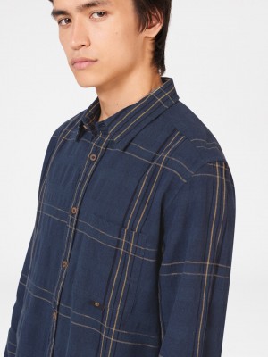 Ben Sherman B by Ben Sherman Indigo Check Overhemd Indigo | 38YWQXGCE