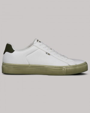 Ben Sherman Crowley Sneakers Wit | 76BDTVCJF