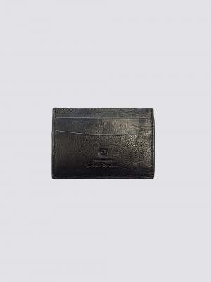 Ben Sherman Koki Leather Card Holder Portefeuille Zwart | 68QXJLCEY