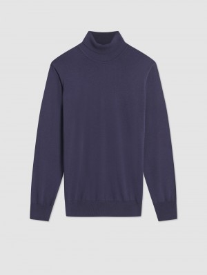 Ben Sherman Signature Roll Neck Gebreide Kleding Paars | 47NFOJLTX