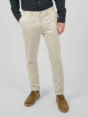 Ben Sherman Signature Skinny Stretch Chino Broek Wit | 39NAOTLYU