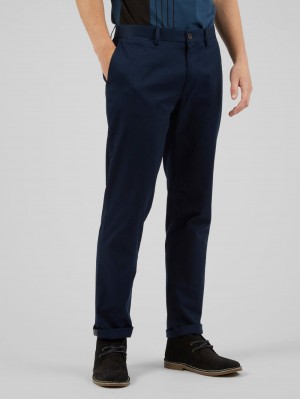 Ben Sherman Signature Slim Stretch Chino Broek Donkerblauw | 36FWQNJYI