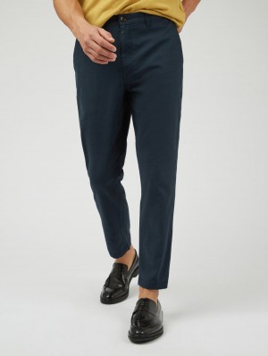 Ben Sherman Signature Slim Taper Linen Broek Groen | 97CNRZPYE