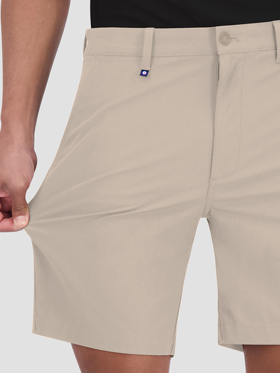 Ben Sherman 4Way Stretch Tech Korte Broek Khaki | 84WXDUKFE