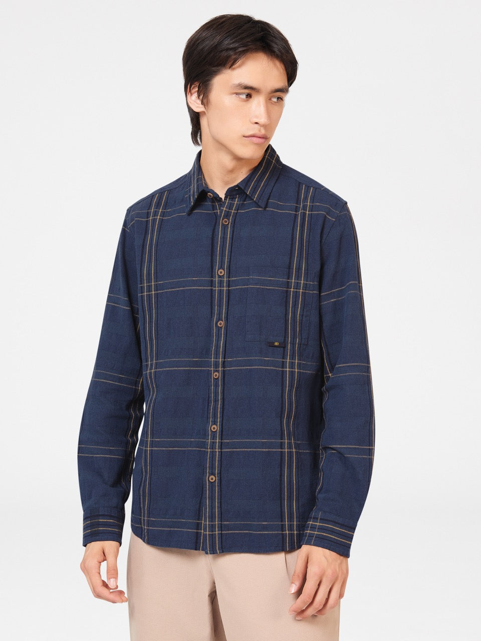 Ben Sherman B by Ben Sherman Indigo Check Overhemd Indigo | 38YWQXGCE