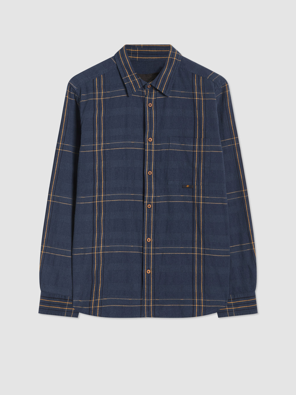 Ben Sherman B by Ben Sherman Indigo Check Overhemd Indigo | 28XSAHFJK