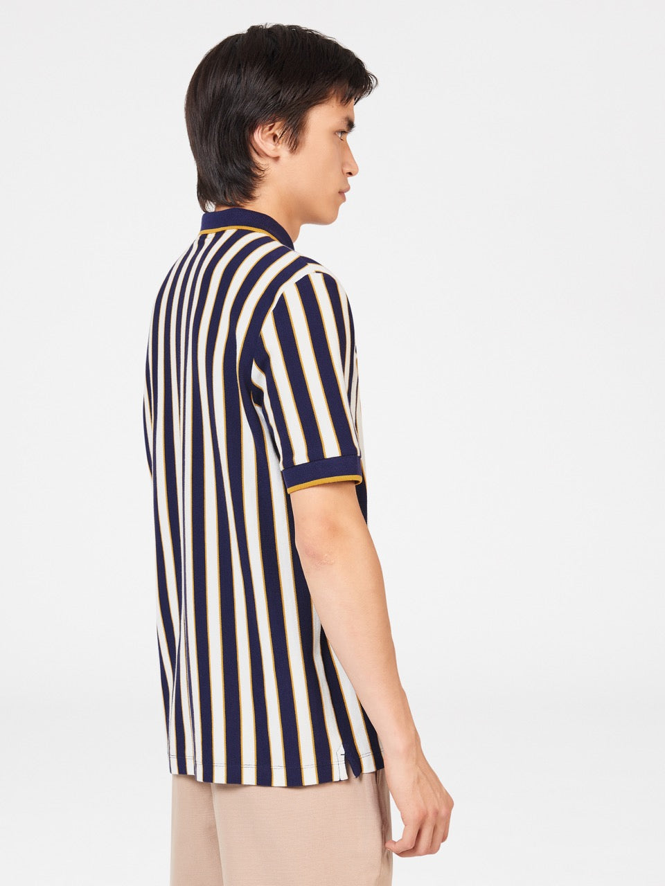 Ben Sherman B by Ben Sherman Vertical Stripe Poloshirt Paars | 30ZPCWUBH