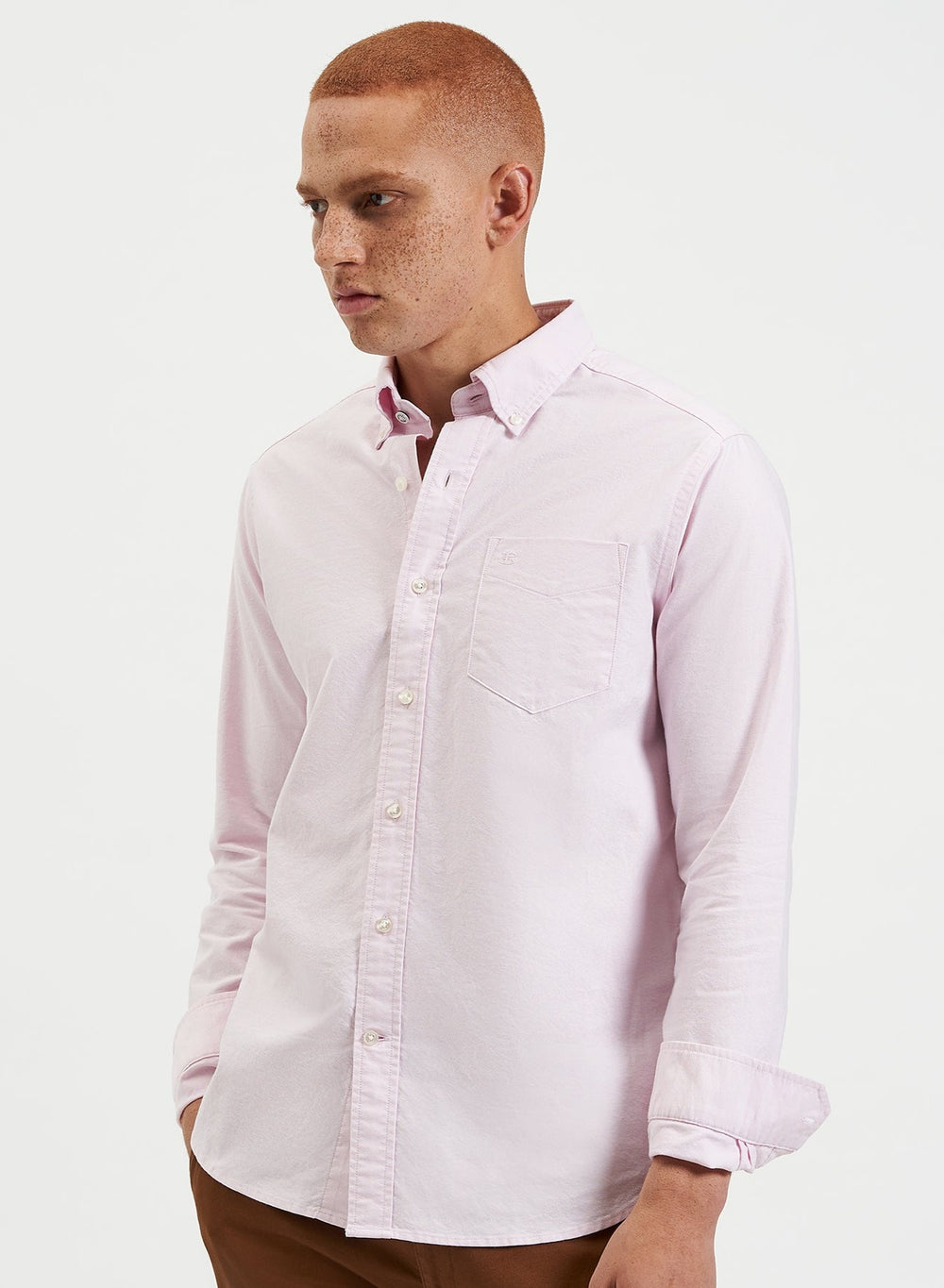 Ben Sherman Brighton Oxford Organic Overhemd Roze | 36XACRDQH