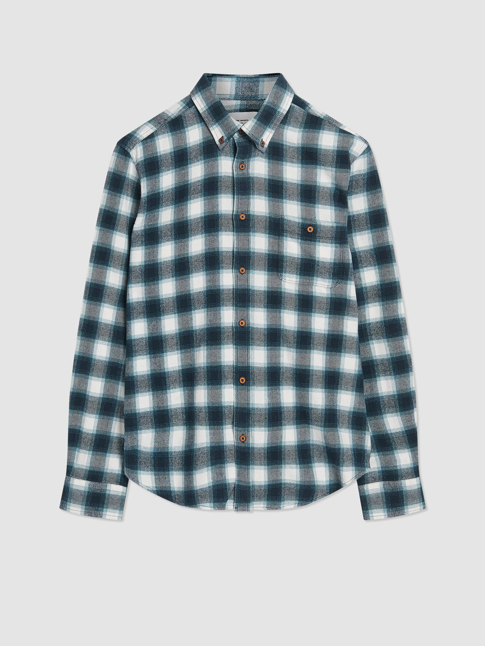 Ben Sherman Brushed Ombre Check Flannel Overhemd Groen | 56ZQWABUX