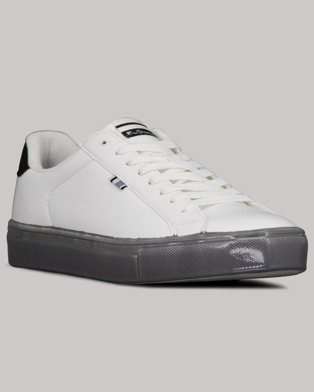 Ben Sherman Crowley Sneakers Wit Zwart | 17WFNEBLM