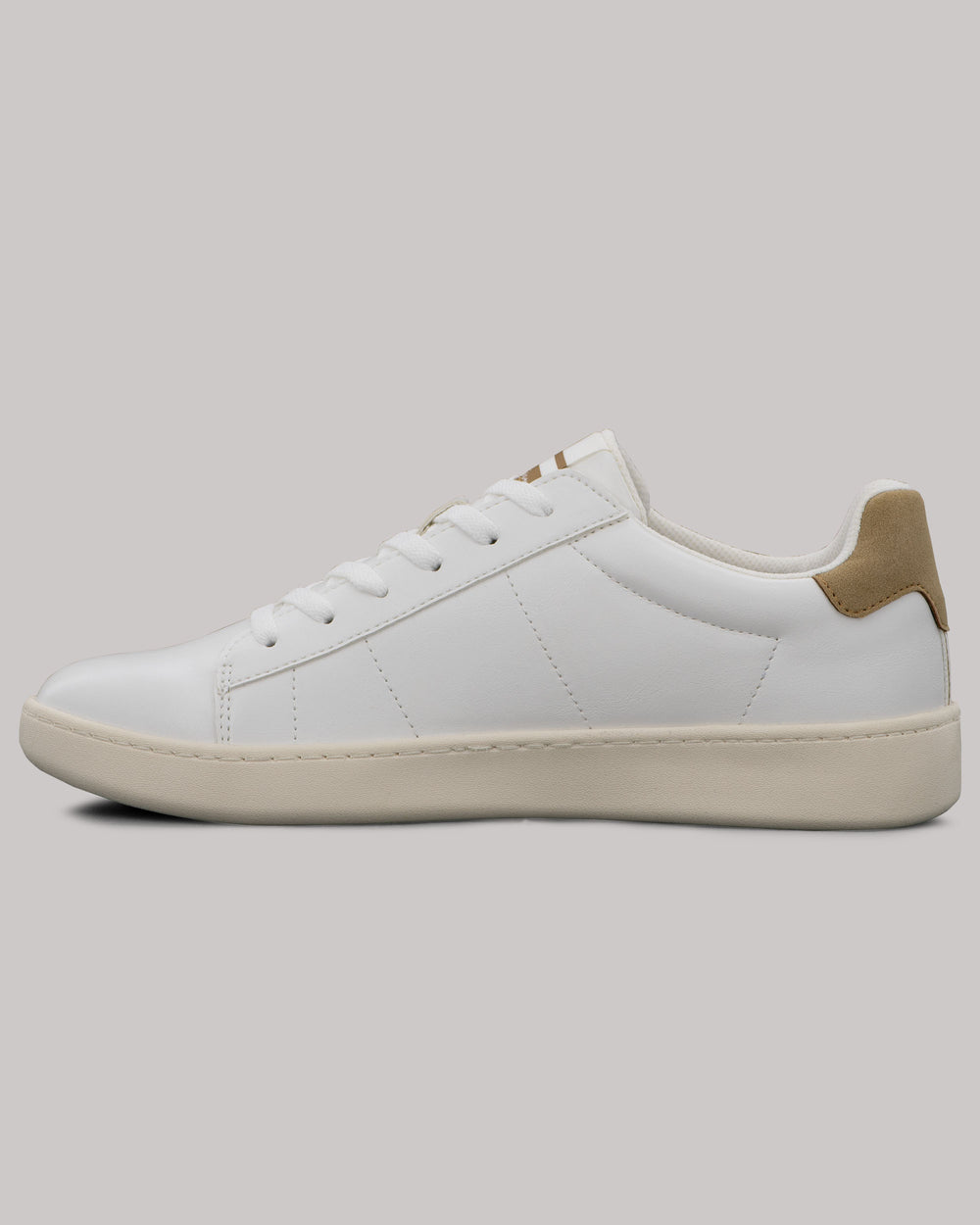 Ben Sherman Hampton Sneakers Wit Bruin | 83EGRFKJY