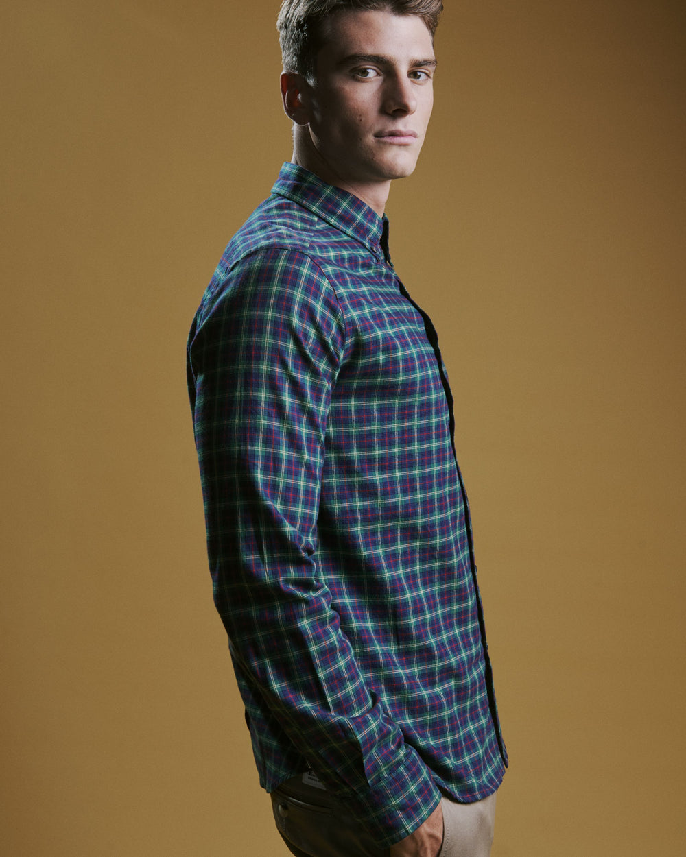 Ben Sherman House Tartan Twill Overhemd Groen | 90TQYHSCX