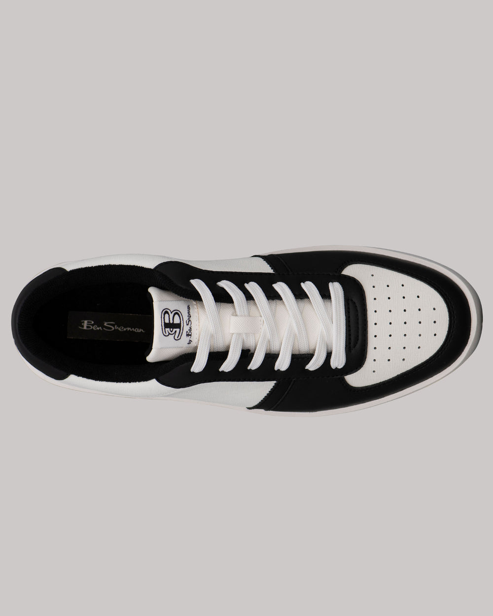 Ben Sherman Richmond Sneakers Wit Zwart | 16YAOBIHG