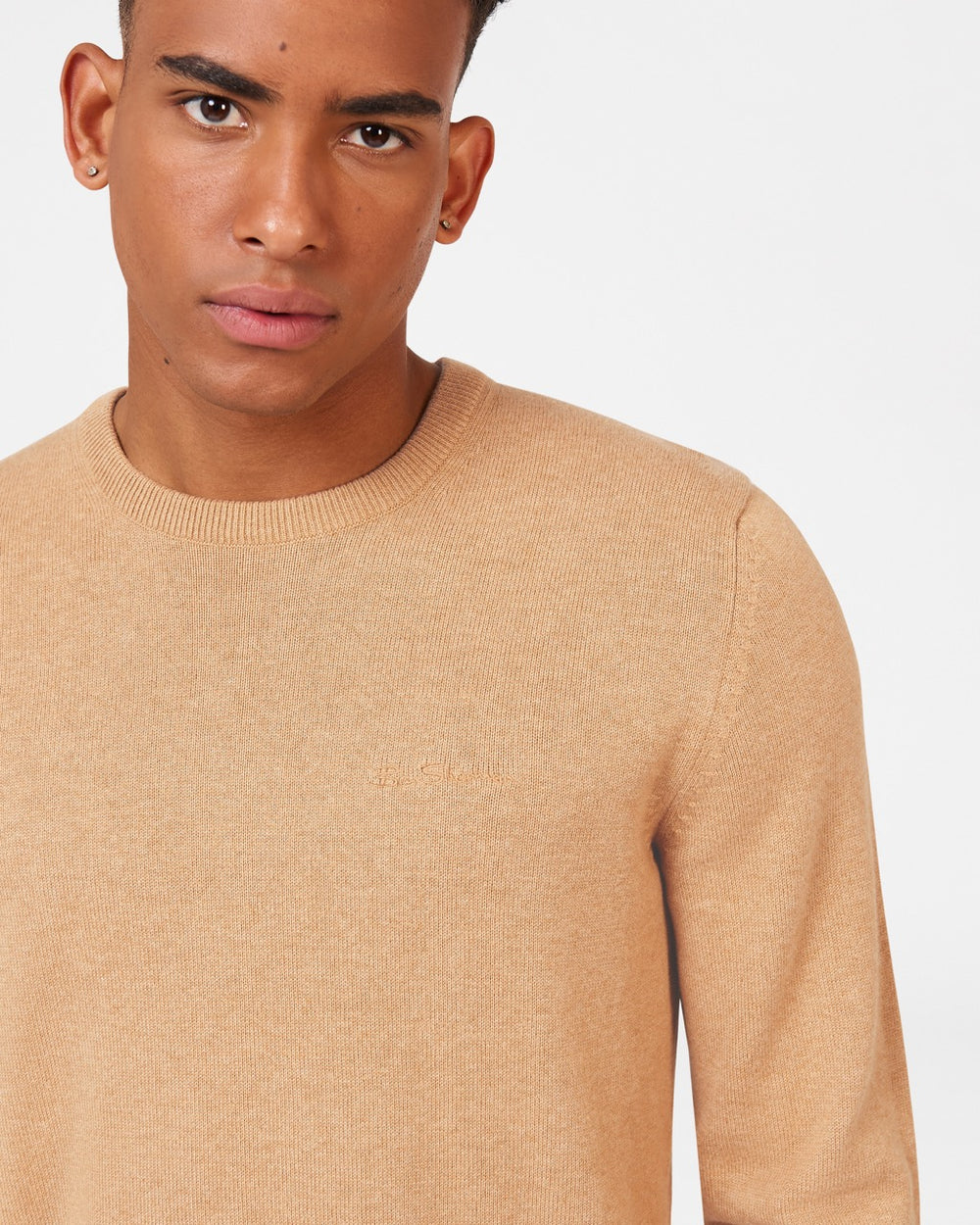 Ben Sherman Signature Crewneck Gebreide Kleding Grijs | 23KMPEZCJ