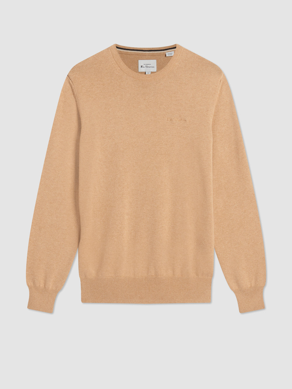 Ben Sherman Signature Crewneck Gebreide Kleding Grijs | 23KMPEZCJ