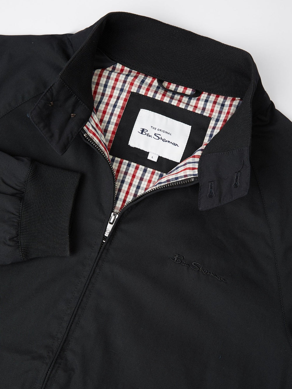 Ben Sherman Signature Harrington Jassen Zwart | 53SIGRBFV