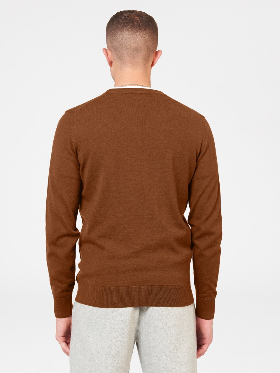 Ben Sherman Signature Merino Crewneck Gebreide Kleding Bruin | 59BOVYPDS