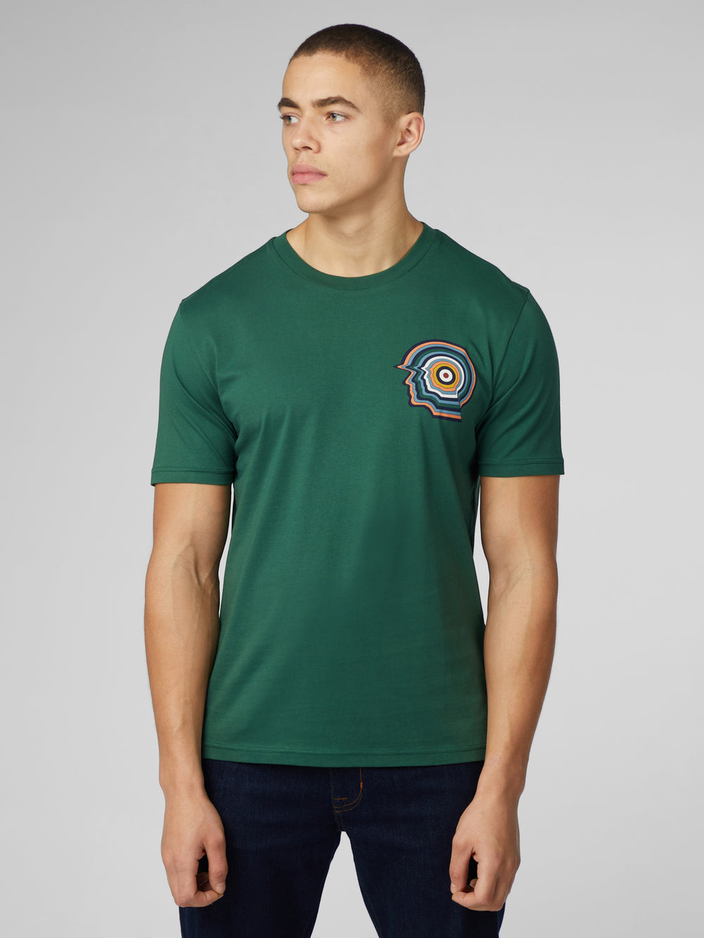 Ben Sherman Signature Mod Head T-Shirt Groen | 35GDAHNCS