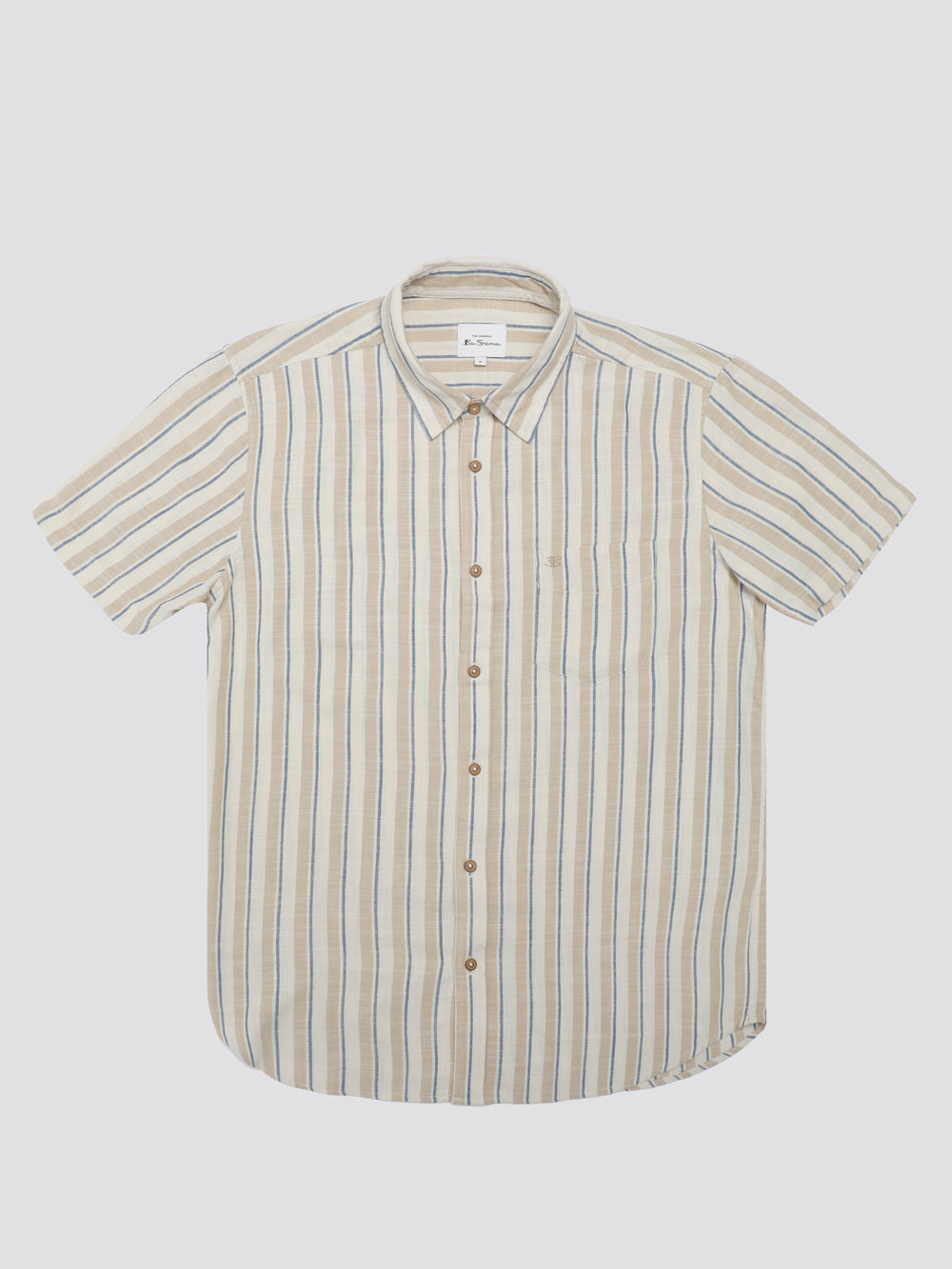 Ben Sherman Signature Mod Stripe Overhemd Wit | 80RZXYDMV