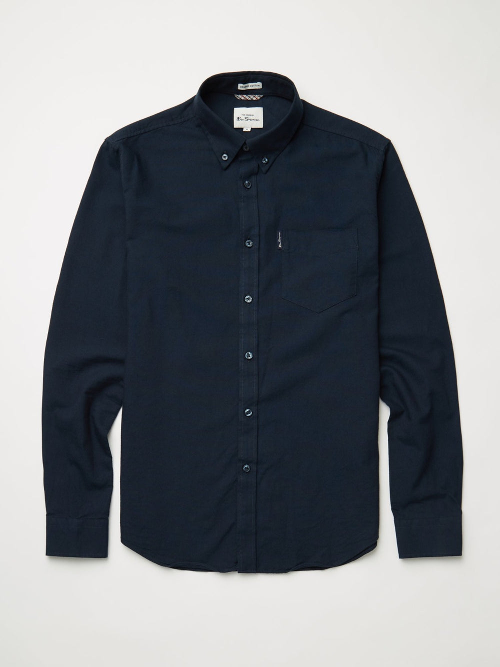 Ben Sherman Signature Organic Oxford Overhemd Donkerblauw | 06KWPNXST