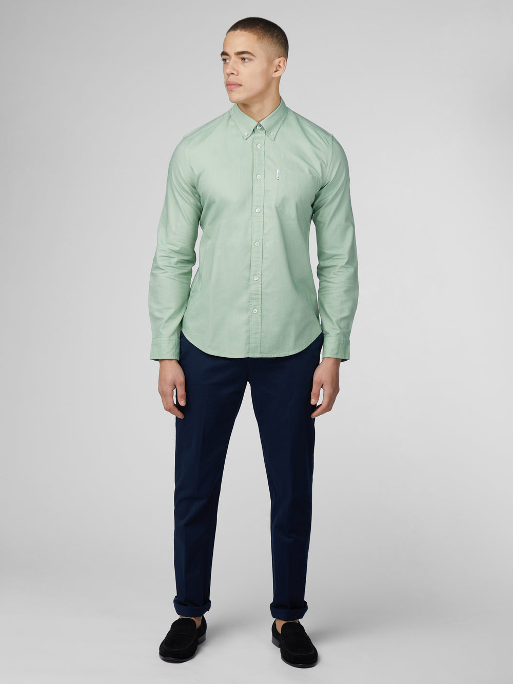 Ben Sherman Signature Oxford Overhemd Groen | 06TUVDPEZ