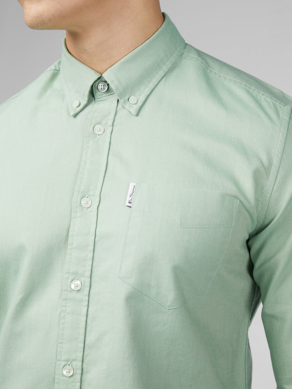 Ben Sherman Signature Oxford Overhemd Groen | 06TUVDPEZ