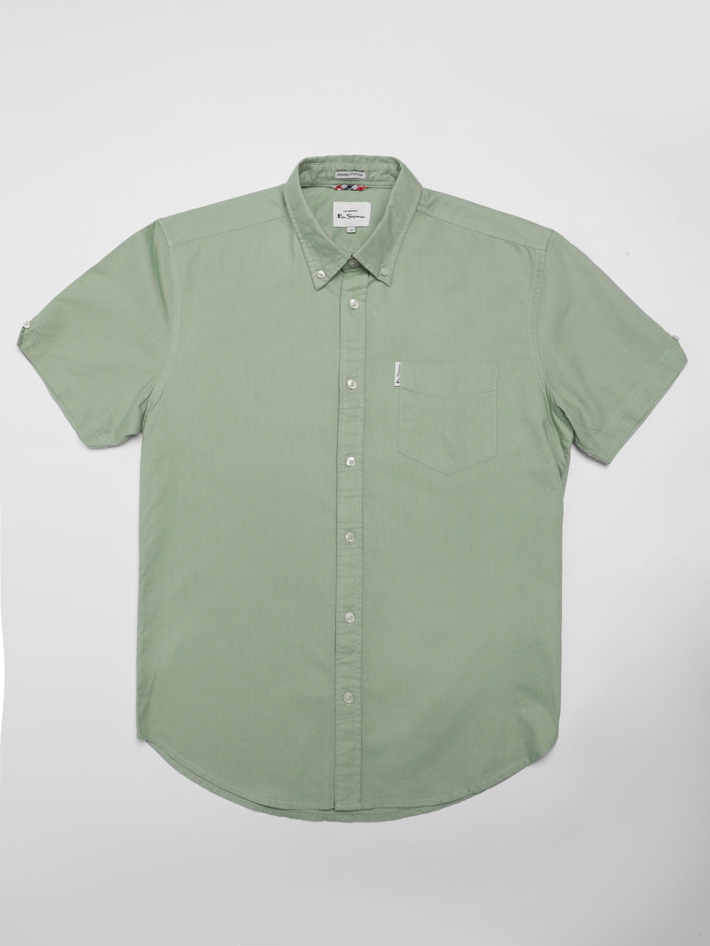 Ben Sherman Signature Short Sleeve Oxford Overhemd Groen | 60SEQWCDG