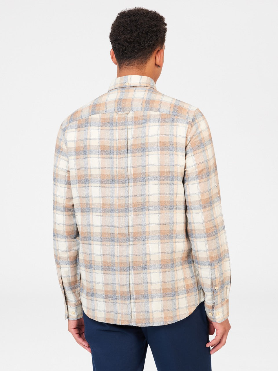 Ben Sherman Twisted Yarn Check Overhemd Bruin | 38PFHZQRD