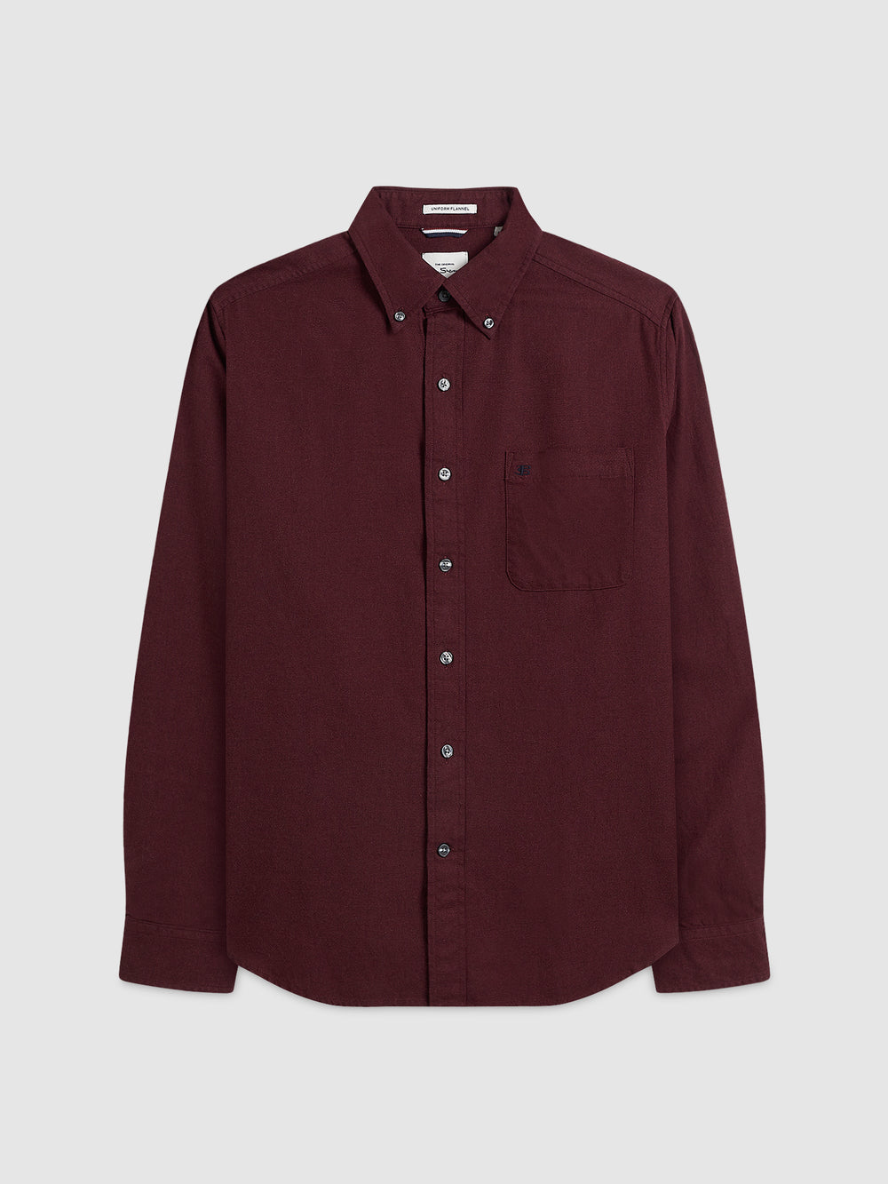 Ben Sherman Uniform Flannel Overhemd Bordeaux Donkerblauw Beige | 36VUWKCOJ